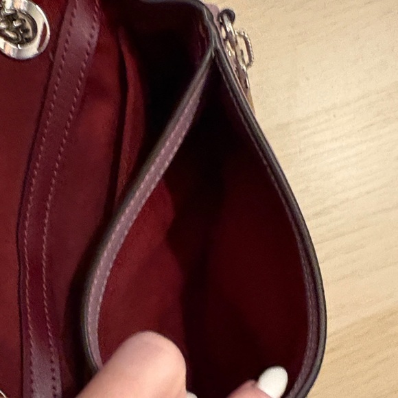 Coach Lavender Crossbody Bag with Silver Accents EUC - Picture 10 of 14